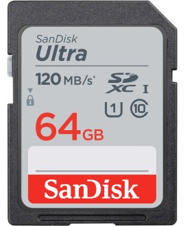 SANDISK SDSDUN4-064G-GN6IN FLA 64GB Ultra 120MB/s SDXC Hafıza Kartı