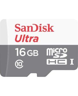SANDISK SDSQUNS-016G-GN3MN 16GB Ultra mSDHC 80MB/s Class 10 UHS-I Micro SD Kart