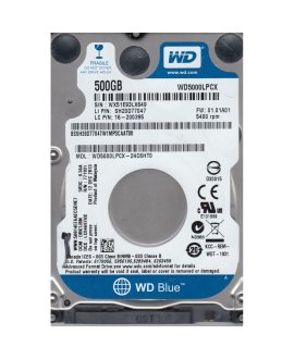 WD5000LPCX 500GB Blue Sata 3.0 5400RPM 16MB 2.5" Dahili Notebook Disk