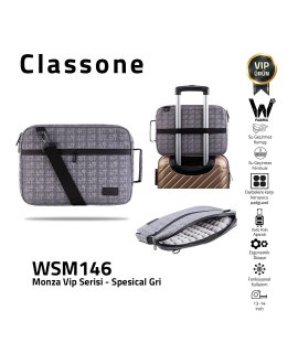 CLASSONE WSM146 Monza Serisi 13-14 inch Uyumlu Macbook Macbook Air Laptop Notebook 