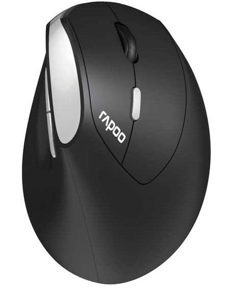 RAPOO 13531 MOU EV250 Siyah Kablosuz Ergonomik 1300DPI Mouse