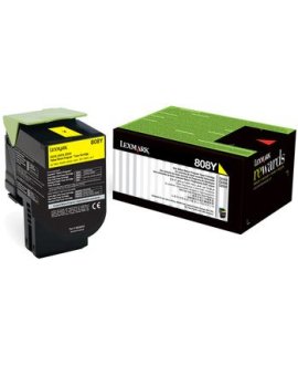 LEXMARK 80C8SY0 CX310,CX410,CX510 Sarı 2000 Sayfa Lazer Toner