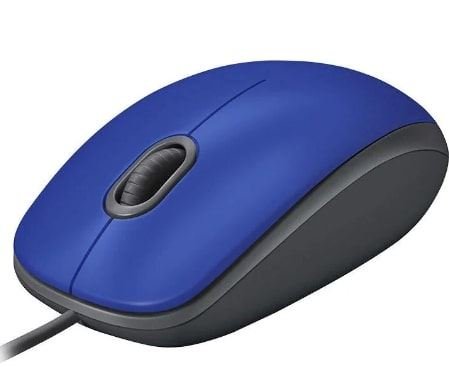 LOGITECH 910-005488 M110 Kablolu Optik 1000DPI Mavi Mouse