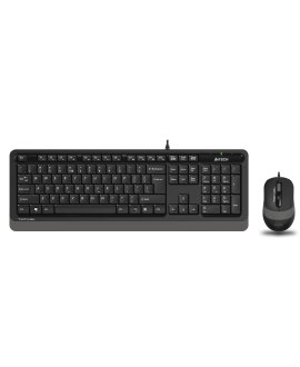 A4 TECH F1010-GRI F1010 Kablolu Q TR Multimedya Klavye Mouse Set