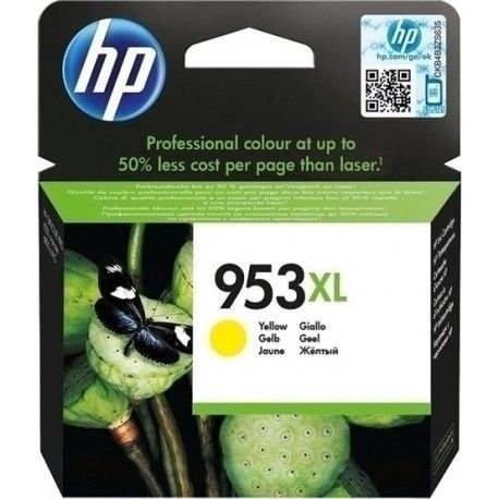 HP F6U18A No 953Xl Yüksek Kapasiteli Sarı Kartuş