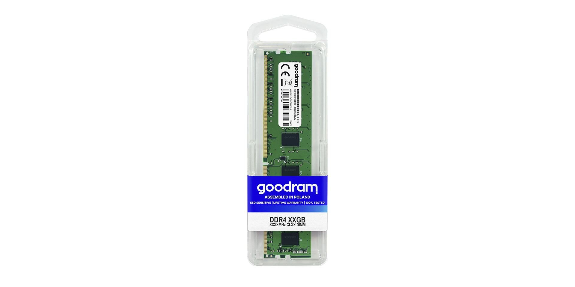 GOODRAM GR2666D464L19S-16G 16GB DDR4 2666MHZ CL19 PC4-21300 1.2V