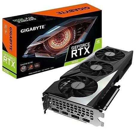 GIGABYTE GV-N3050GAM-OC-8GD GeForce RTX 3050 8GB GDDR6 128Bit PCI-E 4.0 Ekran Kartı