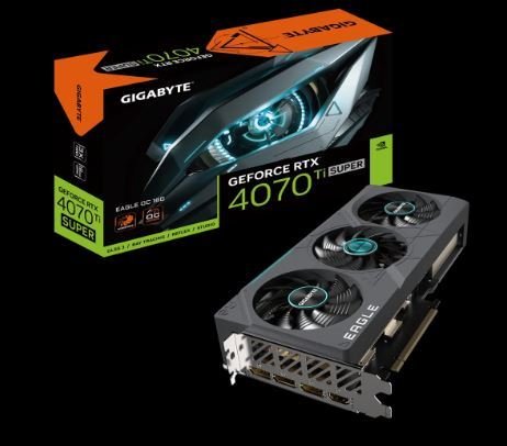 GIGABYTE GV-N407TSEAGLEOC16 GeForce RTX™ 4070 Ti SUPER EAGLE OC 16G