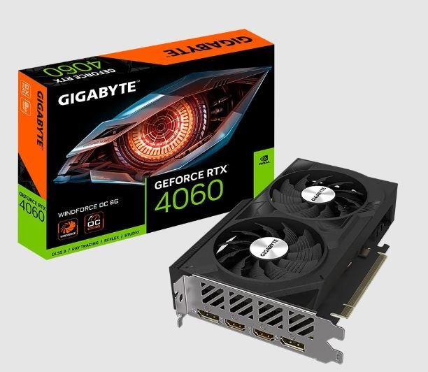 GIGABYTE GVN4060WF2OC-8GD GeForce RTX 4060 8GB 128B GDDR6 PCI-E 4.0 Ekran Kartı