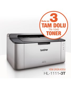 BROTHER HL-1111-3T Mono Laser A4 Yazıcı 20Ppm