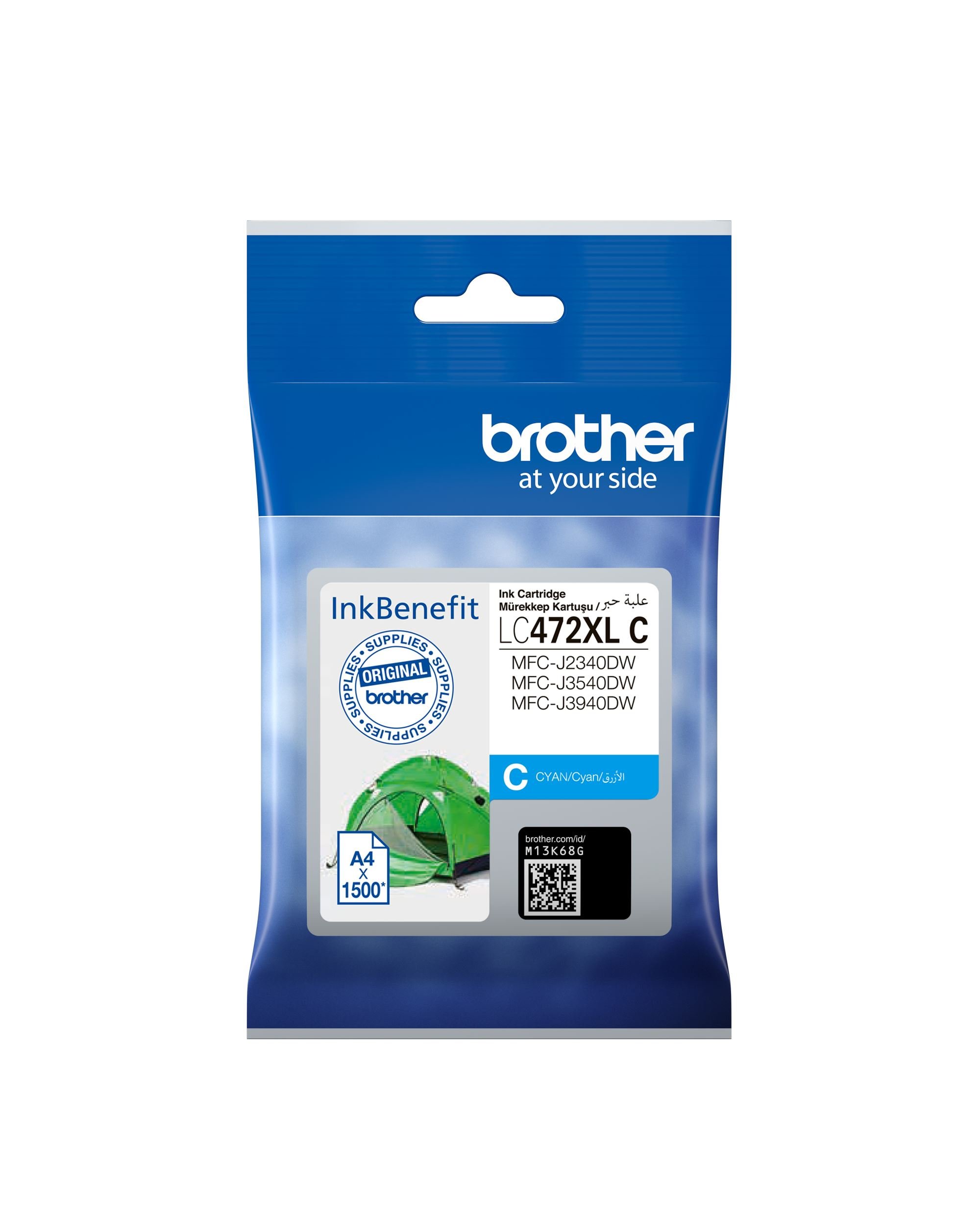 BROTHER LC472XLC 3.000 Mavı Kartus