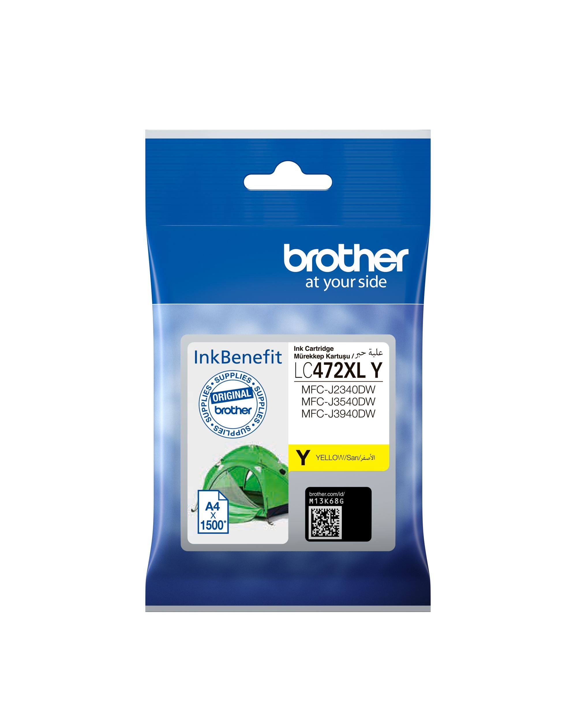 BROTHER LC472XLY 3.000 Sarı Kartus