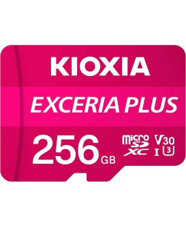 KIOXIA LMPL1M256GG2 256GB EXCERIA PLUS microSD C10 U3 V30 UHS1 A1 Hafıza kartı