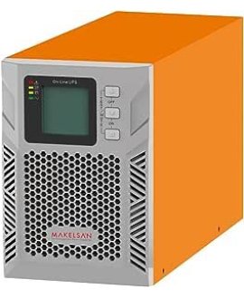 MAKELSAN MU01000N11EAV04 UPS Online 1KVA 1F/1F 4-8 dk. 2x12V/7AH Akü Powerpack SE