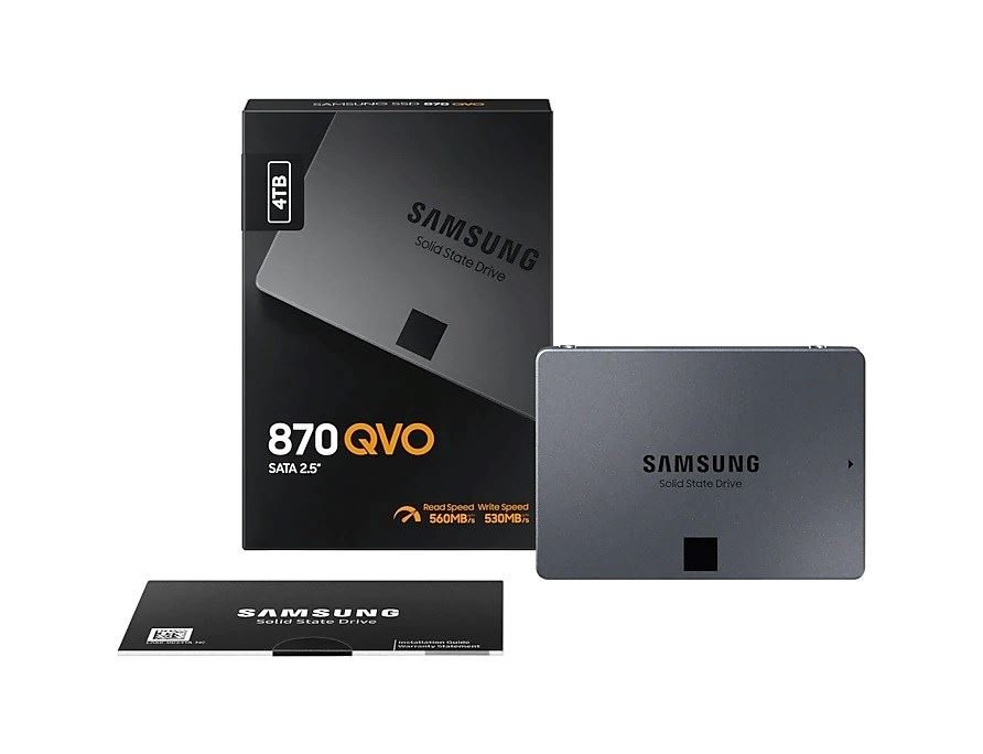 SAMSUNG MZ-77Q4T0BW 4TB 870 Qvo Sata 3.0 560-530MB/s 2.5