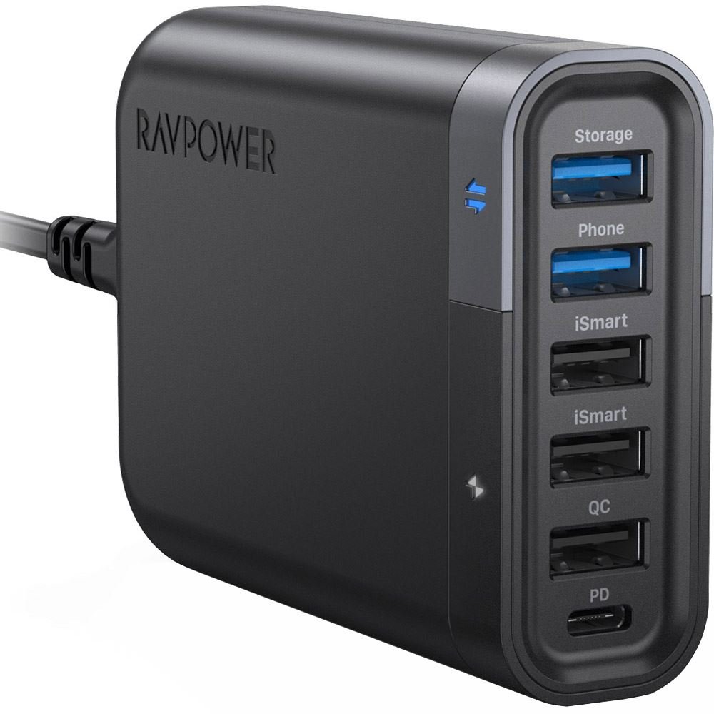 RAVPOWER RP-UM002 RP-UM002 6-Port USB Charger Filehub