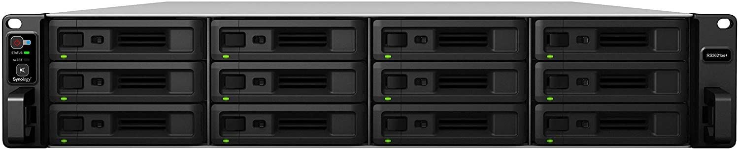 SYNOLOGY RS3621XSPLUS NAS  RACK 12AD DISK DESTEKLI STORAGE