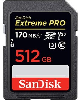 SANDISK SDSDXXY-512G-GN4IN 512 GB Extreme Pro SDHC 170 MB/s Class 10 SD-MMC Kart