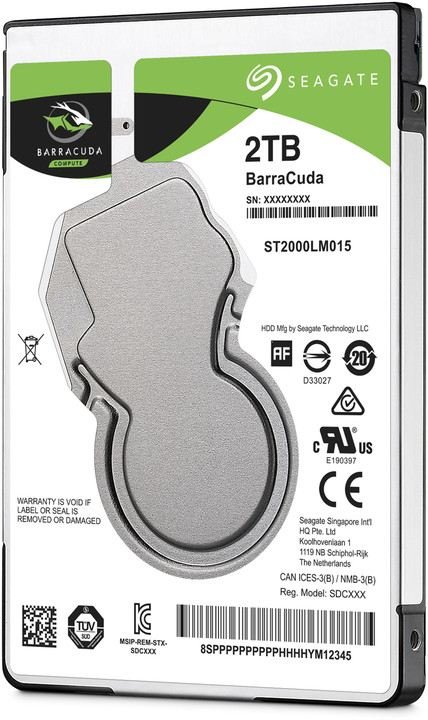 SEAGATE ST2000LM015 2TB Sata 3.0 5400RPM 128MB 2.5'' Dahili Notebook Disk