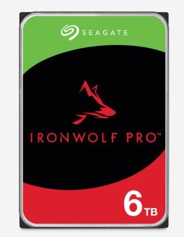 SEAGATE ST6000NT001 IronWolf Pro 6 TB Kurumsal NAS Dahili Sabit Disk HDD CMR 3.5