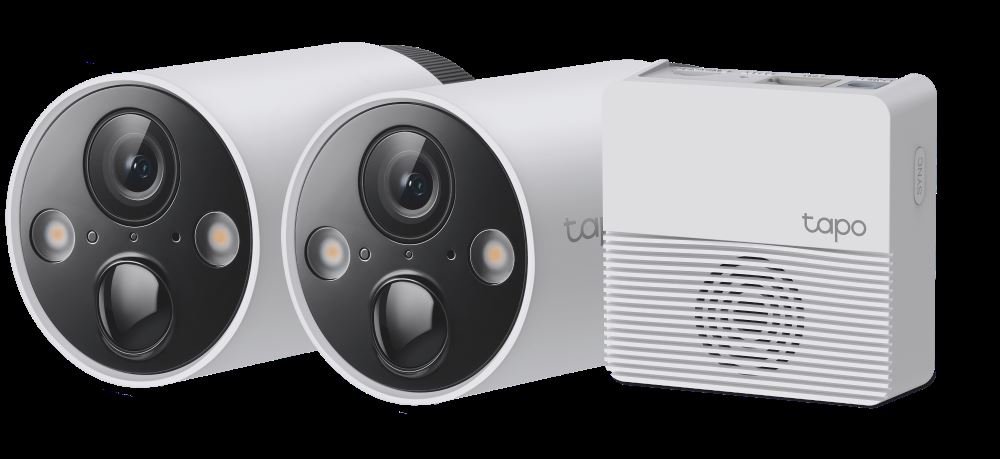 TP-LINK TAPO-C420S2 Tapo Smart Wire-Free Security Camera System,2 Camera System