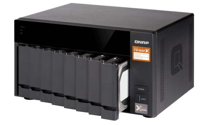 QNAP TS-832X-2G 8 Yuvalı NAS ÜNİTESİ