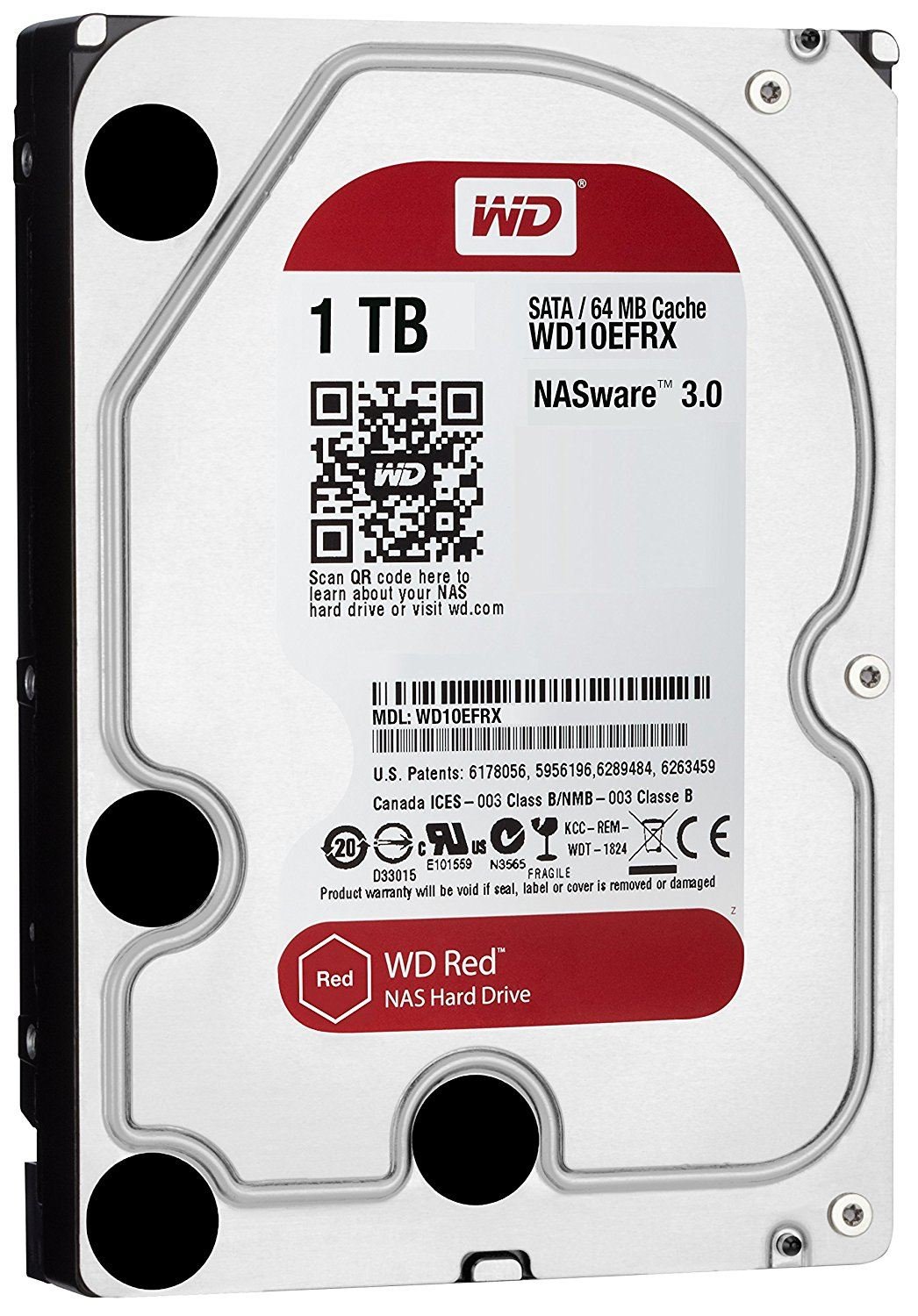 WD10EFRX 1TB Sata 3.0 5400RPM 64MB 3.5