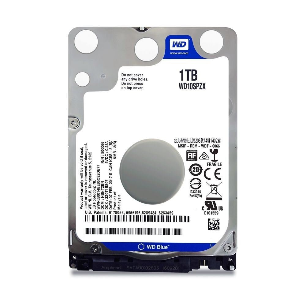 WD10SPZX 1TB Blue Sata 3.0 5400RPM 128MB 2.5