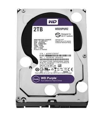 WD20PURZ 2TB Sata 3.0 5400RPM 64MB 3.5