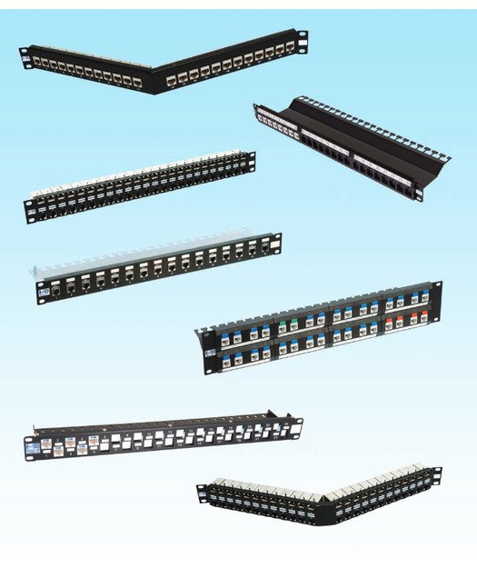 24 Port Keystone Jack FTP Boş Panel