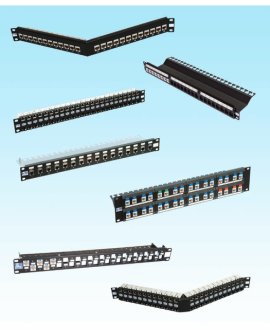 24 Port Keystone Jack FTP Boş Panel