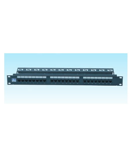 24 Port Cat6 UTP Patch Panel Dolu